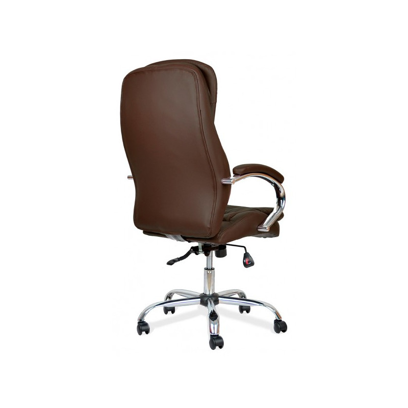 Кресло компьютерное Calviano Masserano Vip SA-1693DMSL коричневый вид сзади