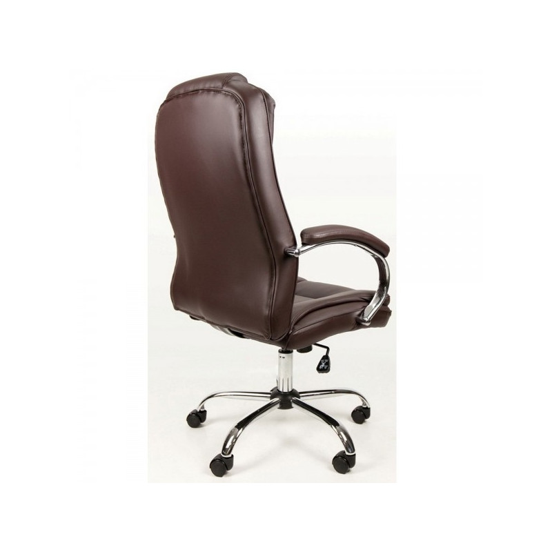 Кресло компьютерное Calviano Vito SA-2043 коричневый вид сзади