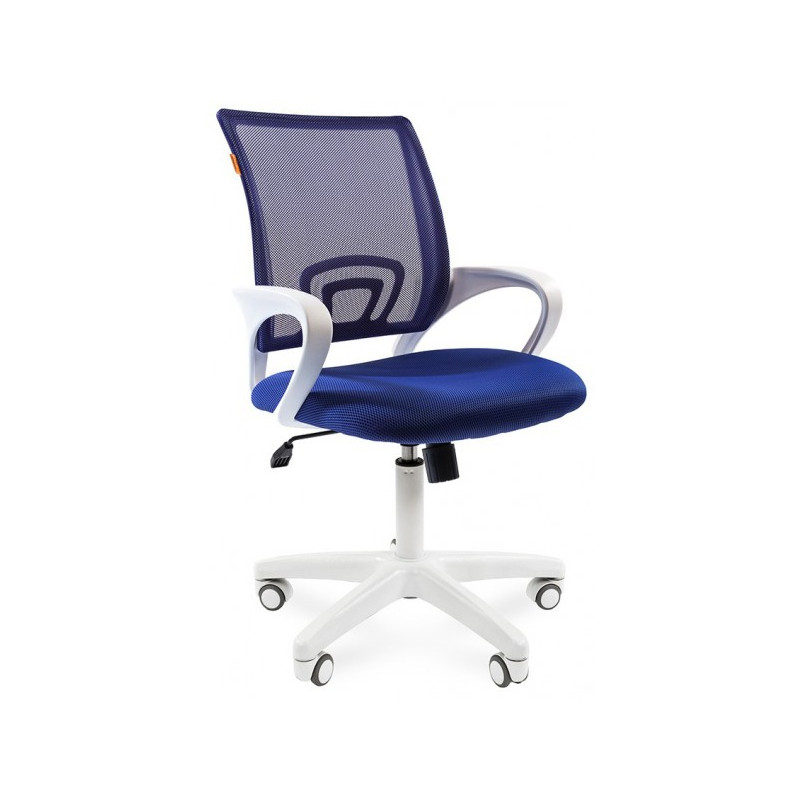 Кресло компьютерное Chairman 696 белый/синий
