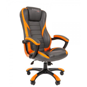 Кресло геймерское Chairman Game 22 серый/оранжевый