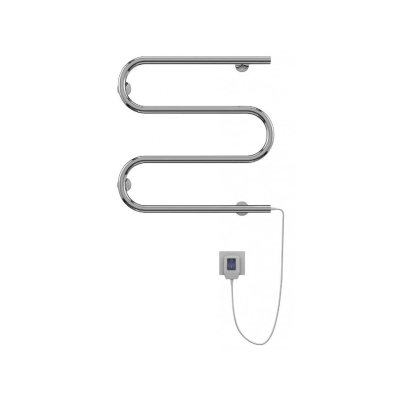 Полотенцесушитель Terminus Электро М-образный 26.9 400х500 спереди