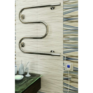 Полотенцесушитель Terminus Электро М-образный 26.9 500х500  на стене