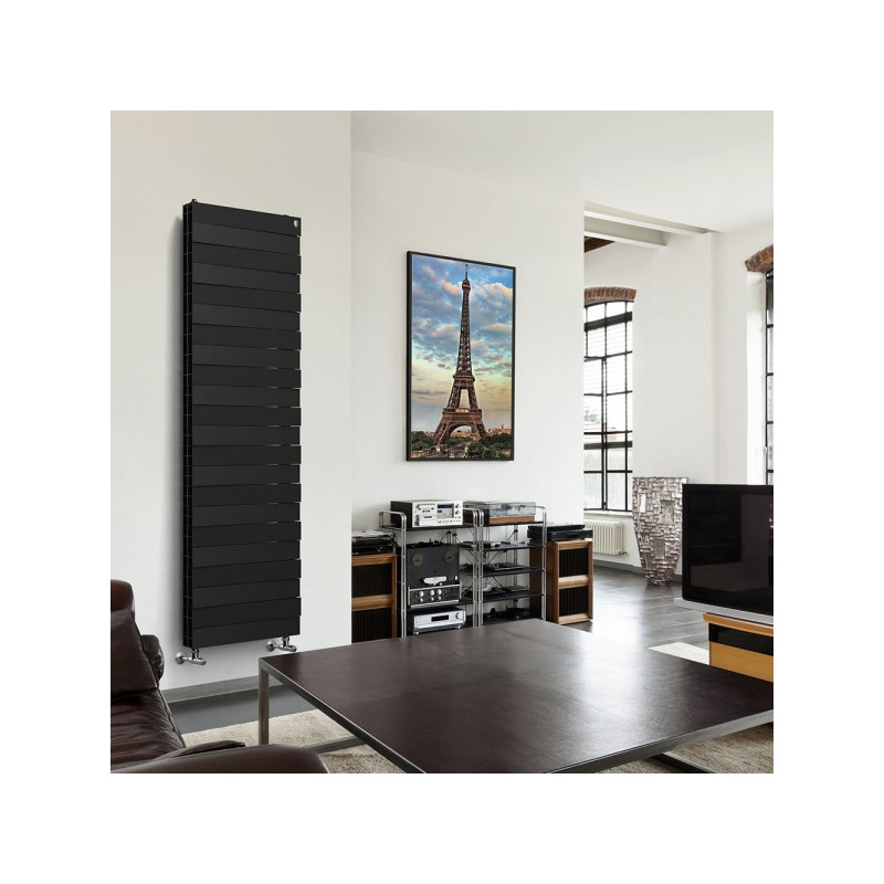 Радиатор биметаллический Royal Thermo Pianoforte Tower 500 Noir Sable (22 секции) в интерьере