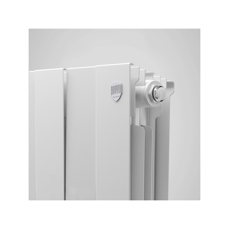 Радиатор биметаллический Royal Thermo Pianoforte 500 Bianco Traffico (8 секций) вид сверху