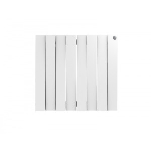 Радиатор биметаллический Royal Thermo Pianoforte 500 Bianco Traffico (8 секций) вид спереди