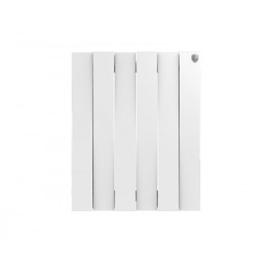 Радиатор биметаллический Royal Thermo Pianoforte 500 Bianco Traffico (6 секций) вид спереди