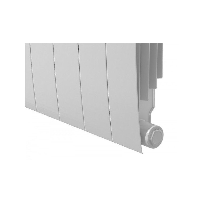 Радиатор биметаллический Royal Thermo BiLiner 500 Bianco Traffico (10 секций) вид снизу