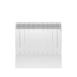 Радиатор биметаллический Royal Thermo BiLiner 500 Bianco Traffico (10 секций) вид спереди