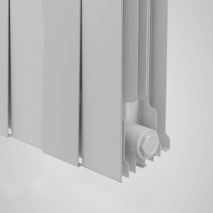 Радиатор биметаллический Royal Thermo Pianoforte 500 Bianco Traffico (10 секций) вид снизу