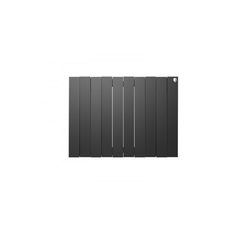 Радиатор биметаллический Royal Thermo Pianoforte 500 Noir Sable (10 секций) вид спреди