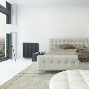 Радиатор биметаллический Royal Thermo Pianoforte 500 Noir Sable (10 секций) в интерьере