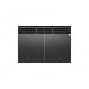 Радиатор биметаллический Royal Thermo BiLiner 500 Noir Sable (10 секций) вид спереди