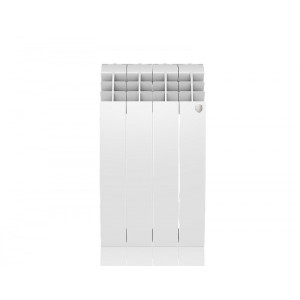 Радиатор биметаллический Royal Thermo BiLiner 500 Bianco Traffico (4 секции) вид спереди