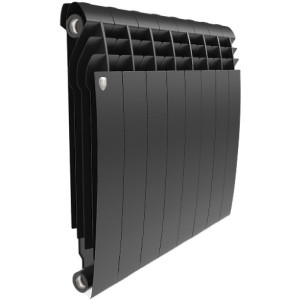 Радиатор биметаллический Royal Thermo BiLiner 500 Noir Sable (8 секций)