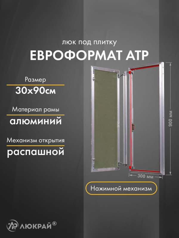 Люк Практика Евроформат АТР 30-90