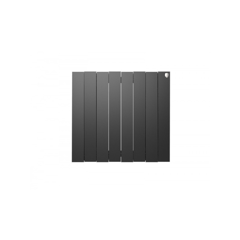 Радиатор биметаллический Royal Thermo Pianoforte 500 Noir Sable (8 секций) вид спереди