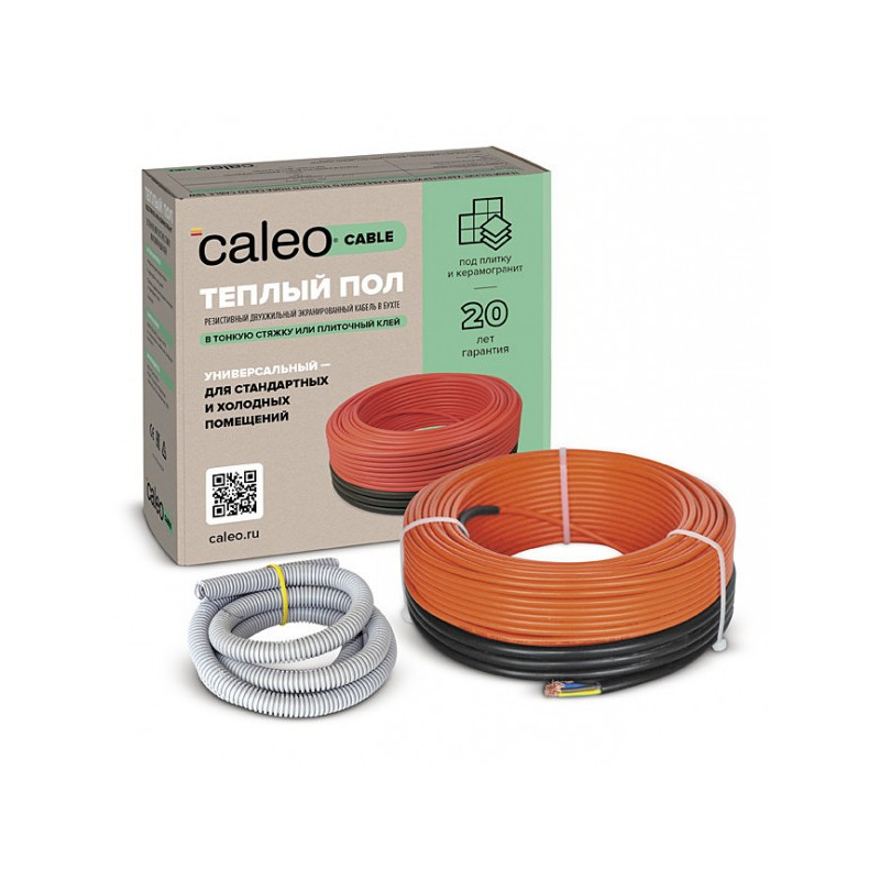 Нагревательный кабель Caleo Cable 18W-80 11 кв.м. 1440 Вт