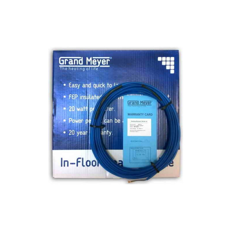 Нагревательный кабель Grand Meyer THC20-70 10 кв.м. 1400 Вт