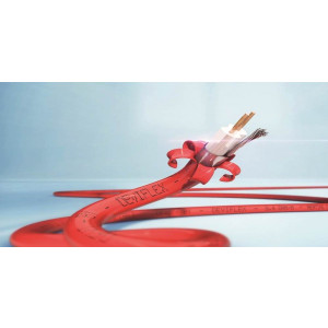 Нагревательный кабель DEVI DEVIflex 18Т 52 м 935 Вт в разрезе