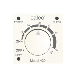 Терморегулятор Caleo 420 бежевый - панель управления