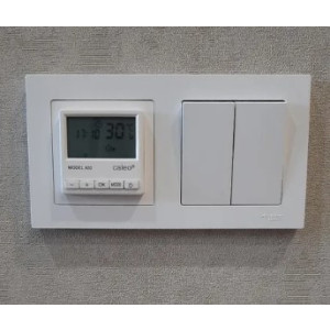 Терморегулятор Caleo 920 бежевый - в интерьере