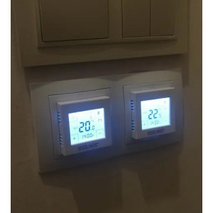 Терморегулятор Grand Meyer Mondial Series W225 бежевый в работе