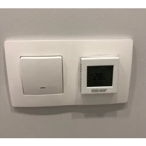 Терморегулятор Grand Meyer Mondial Series W225 белый в интерьере