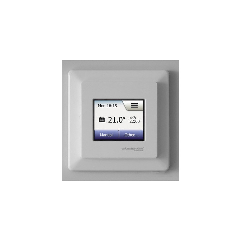 Терморегулятор Warmehaus WH500 Pro белый - вид дисплея