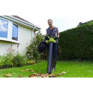 Воздуходувка-пылесос электрическая Ryobi RBV3000CSV в режиме пылесоса