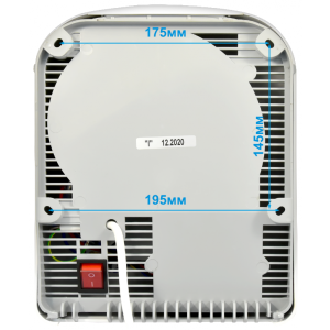 Сушилка для рук Puff 165 вид сзади