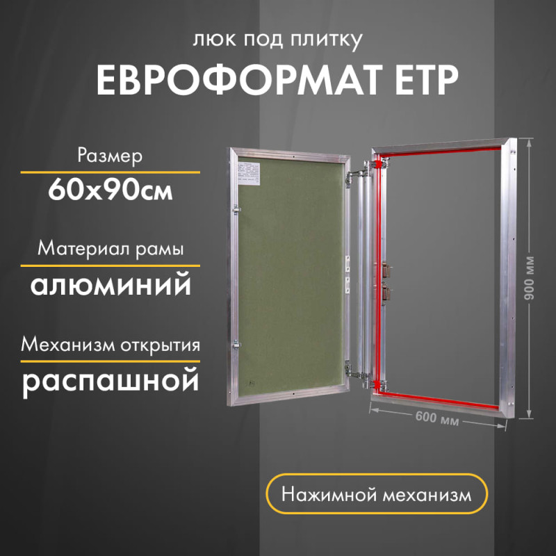 Люк Практика Евроформат ЕТР 60-90