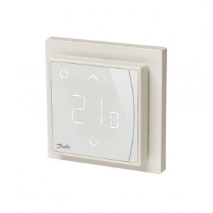 Терморегулятор DEVI ECtemp Smart с Wi-Fi белый вид сбоку