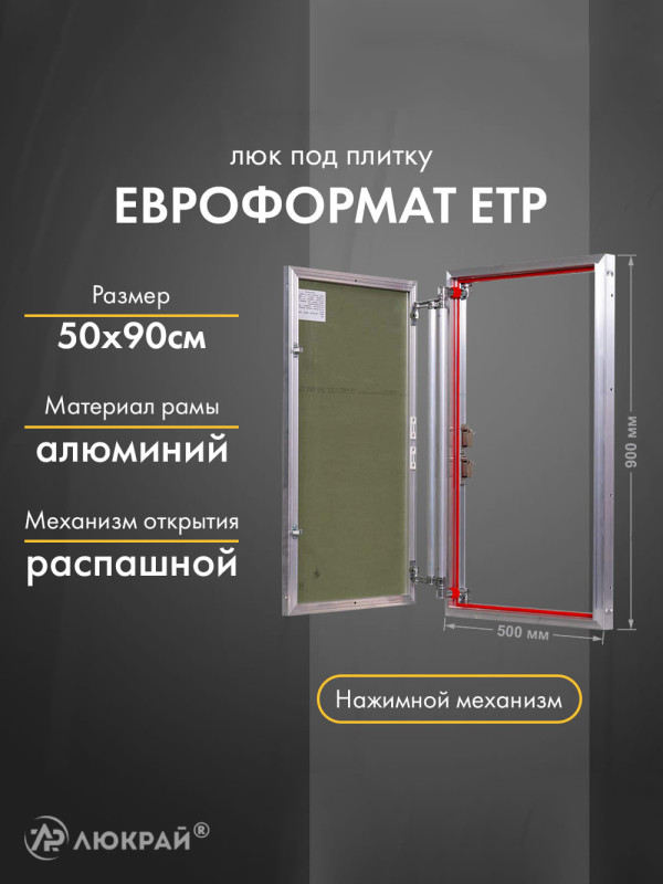 Люк Практика Евроформат ЕТР 50-90