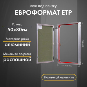 Люк Практика Евроформат ЕТР 50-80
